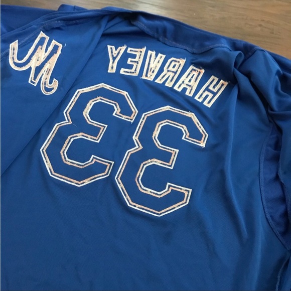 Magestic NY Mets Blue Dave Harvey Jersey #33
- Size 52 - Picture 10 of 13